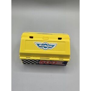 Micro Machines Galoob Speed Shop Yellow  Pit Kit‎ Toolbox 1990 not complete